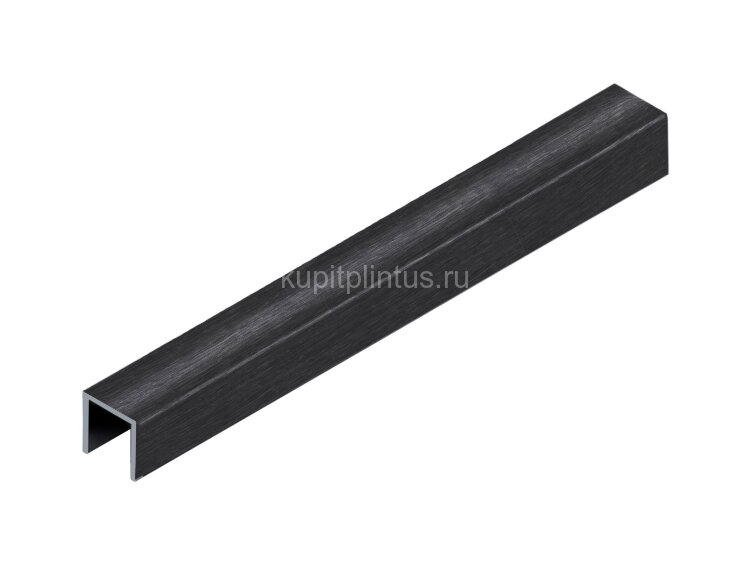 Заказать Профиль П-образный алюминиевый 15х10 мм NEEXY PV84-46 BBL-D черный блестящий браш 2.7 м 