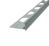 Алюминиевый L-профиль 10 мм ПО-201-02 серебро матовое 2.7 м