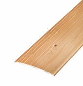 Порог одноуровневый декорированный А4 КД Бук светлый 2,7 м Порог одноуровневый декорированный А4 КД Бук светлый 2,7 м