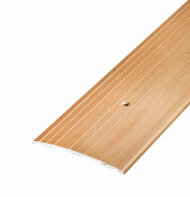 Порог одноуровневый декорированный А4 КД Бук светлый 2,7 м Порог одноуровневый декорированный А4 КД Бук светлый 2,7 м