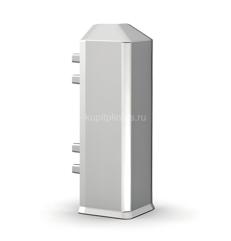 Заказать Уголок внешний для напольного плинтуса 70 мм Мега-Трейд ДЛ-70ун без покрытия 