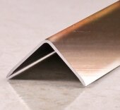 Алюминиевый уголок 30х30 мм PV65-15 розовый блестящий 2,7 м Алюминиевый уголок 30х30 мм PV65-15 розовый блестящий 2,7 м