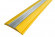 Заказать Профиль противоскользящий из термоэластопласта со вставкой из алюминия полоса NoSlipper 44,5х5,8 мм Алюминий-Желтый 2,7 м 