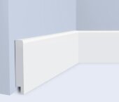 Напольный плинтус 70х11 мм Hiwood B70N белый полистирол 2 м Напольный плинтус 70х11 мм Hiwood B70N белый полистирол 2 м