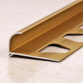 Профиль алюминиевый С-образный ПО-13 золото матовое 2,7 м