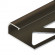 Заказать Алюминиевый C-профиль окантовочный для плитки 12 мм PV15-10 коричневый матовый 2,7 м 