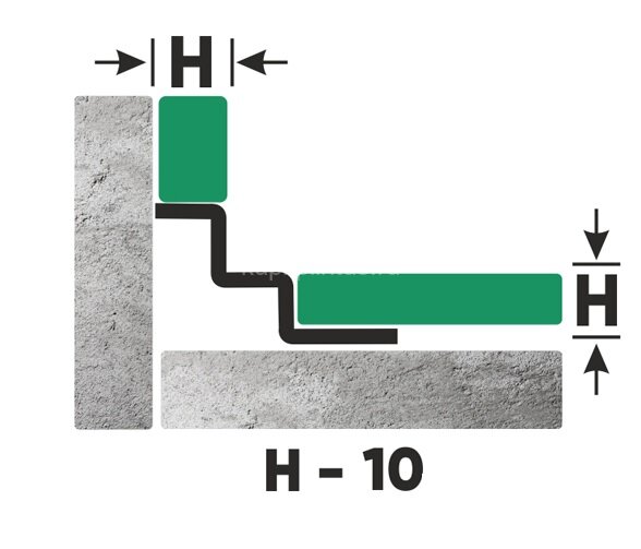Заказать Внутренний угловой профиль стальной для плитки 10 мм FW 10 S сатинированная сталь 2,7 м Заказать Внутренний угловой профиль стальной для плитки 10 мм FW 10 S сатинированная сталь 2,7 м