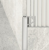 П-профиль алюминий 10 мм Effector A 87.E01 серебро глянец 2,7 м