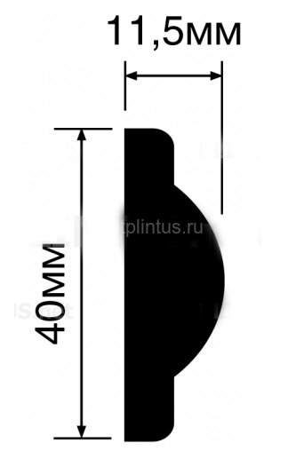 Заказать Молдинг 40х12 Hiwood D1040 из полистирола 2 м Заказать Молдинг 40х12 Hiwood D1040 из полистирола 2 м