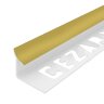 Заказать Внутренний угол ПВХ для плитки 9 мм Cezar 127 Светло-желтый 2,5 м Заказать Внутренний угол ПВХ для плитки 9 мм Cezar 127 Светло-желтый 2,5 м