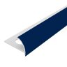 Внешний профиль ПВХ для плитки 9 мм Cezar 112 Синий 2,5 м