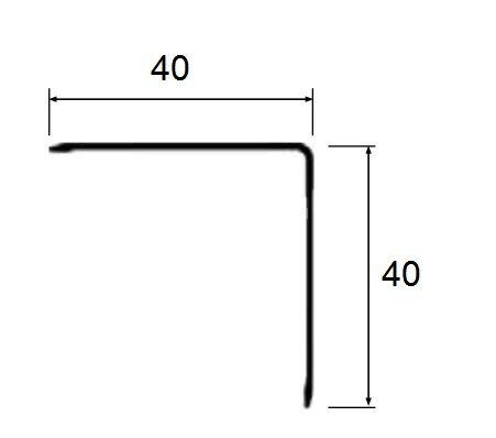 Заказать Угол защитный 40х40 мм алюминий PV66-05 Золото блестящее 2,7 м Заказать Угол защитный 40х40 мм алюминий PV66-05 Золото блестящее 2,7 м