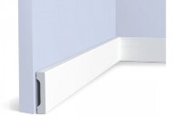 Напольный плинтус 55х12 мм Hiwood B55V1 белый 2м Напольный плинтус 55х12 мм Hiwood B55V1 белый 2м