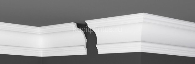 Заказать Потолочный плинтус 120х75 мм Де-Багет XPS П 23 120/75 белый 2 м Заказать Потолочный плинтус 120х75 мм Де-Багет XPS П 23 120/75 белый 2 м