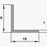 Заказать Алюминиевый уголок 10х10х1 мм 3 м Заказать Алюминиевый уголок 10х10х1 мм 3 м