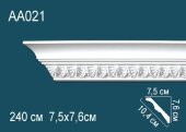 Потолочный плинтус с орнаментом Перфект AA021 76х104х75 мм 2,4 м Потолочный плинтус с орнаментом Перфект AA021 76х104х75 мм 2,4 м