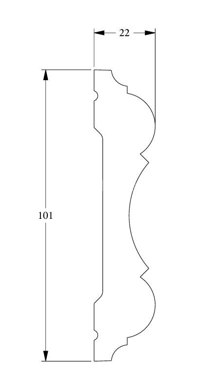 Заказать Молдинг гибкий Orac Decor Purotouch Flex P8040F 2 м 