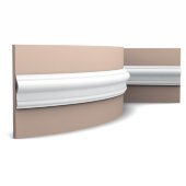 Гибкий молдинг Orac Decor Duropolymer PX202F белый дюрополимер 200x7.5x2 см Гибкий молдинг Orac Decor Duropolymer PX202F белый дюрополимер 200x7.5x2 см