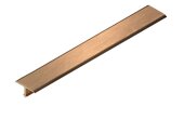 Профиль T-образный полукруглый латунный 8 мм NEEXY PVL68-03 BAO брашированный 2.7м