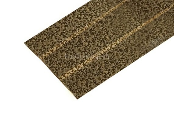 Заказать Порог одноуровневый с покрытием порошковая эмаль А6 КР Бронзовый антик 2,7 м 