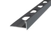 Алюминиевый L-профиль 10 мм ПО-201-37 серый муар 2.7 м Алюминиевый L-профиль 10 мм ПО-201-37 серый муар 2.7 м