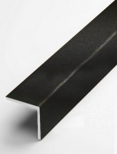 Алюминиевый уголок защитный 30х30 мм прямой PV75-18 черный матовый 2,7 м