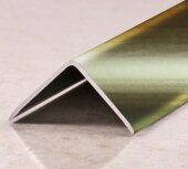 Алюминиевый уголок 30х30 мм PV65-17 титан блестящий 2,7 м Алюминиевый уголок 30х30 мм PV65-17 титан блестящий 2,7 м