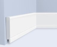 Напольный плинтус 70х11 мм Hiwood B70 белый полистирол 2 м Напольный плинтус 70х11 мм Hiwood B70 белый полистирол 2 м