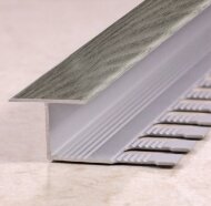 Алюминиевый профиль Т-образный 16 мм Т-16 КД Дуб арктик 2,7 м