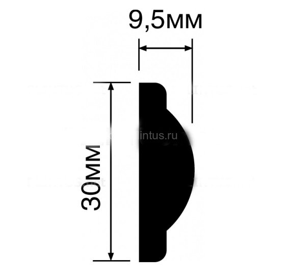 Заказать Молдинг 30х10 Hiwood D1030 из полистирола 2 м Заказать Молдинг 30х10 Hiwood D1030 из полистирола 2 м
