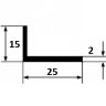 Заказать Алюминиевый уголок 15х25х2 мм 3 м Заказать Алюминиевый уголок 15х25х2 мм 3 м