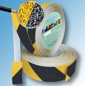 Абразивная лента на алюминиевой основе AntiSlip формуемая 60 grit 25 мм черно-желтая 18,3 м