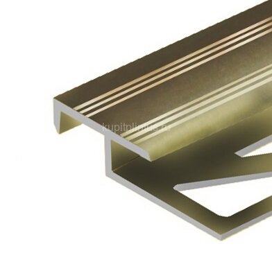 Заказать Профиль лестничный фигурный 20х12 мм алюминий PV58-09 шампань блестящая 2,7 м Заказать Профиль лестничный фигурный 20х12 мм алюминий PV58-09 шампань блестящая 2,7 м