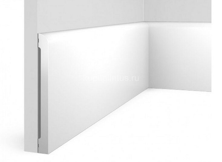 Заказать Напольный плинтус 16х180 мм Hiwood BE180 белый 2м 