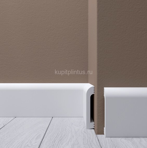 Заказать Напольный плинтус 80х15 мм Де-Багет XPS POLYMER Н 6 белый 2 м Заказать Напольный плинтус 80х15 мм Де-Багет XPS POLYMER Н 6 белый 2 м