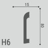 Заказать Напольный плинтус 80х15 мм Де-Багет XPS POLYMER Н 6 белый 2 м Заказать Напольный плинтус 80х15 мм Де-Багет XPS POLYMER Н 6 белый 2 м