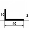 Заказать Алюминиевый уголок 10х40х2 мм 3 м Заказать Алюминиевый уголок 10х40х2 мм 3 м