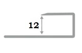 Заказать Профиль С-образный из нержавеющей стали SB166-1B-12H SG Серебро глянец 2,7 м Заказать Профиль С-образный из нержавеющей стали SB166-1B-12H SG Серебро глянец 2,7 м
