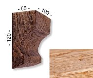 Консоль для декоративной балки 120х55х100 мм Уникс Славянский стиль КСС1 Орех Консоль для декоративной балки 120х55х100 мм Уникс Славянский стиль КСС1 Орех