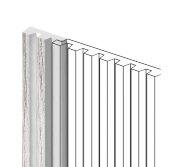 Финишный молдинг 11х34 мм HiWood LF129A GR24N под дерево 2,7 м Финишный молдинг 11х34 мм HiWood LF129A GR24N под дерево 2,7 м