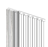 Финишный молдинг 11х34 мм HiWood LF129A GR24N под дерево 2,7 м Финишный молдинг 11х34 мм HiWood LF129A GR24N под дерево 2,7 м