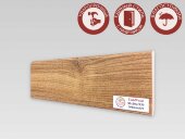 Напольный плинтус МДФ Teckwood цветной 80х10 Орех Натур 2.15 м