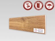 Напольный плинтус МДФ Teckwood цветной 80х10 Орех Натур 2.15 м Напольный плинтус МДФ Teckwood цветной 80х10 Орех Натур 2.15 м