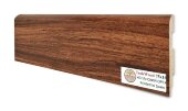 Напольный плинтус МДФ Teckwood цветной 75х16 Испанский Орех 2.15 м