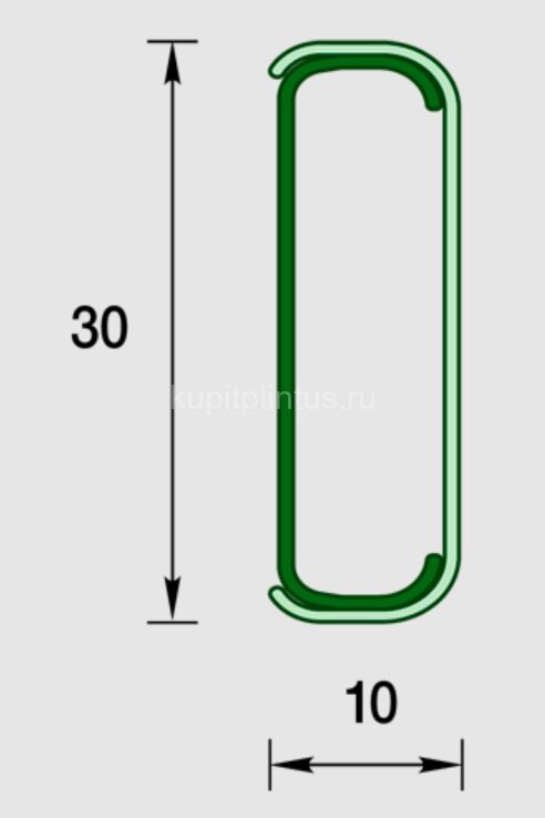 Заказать Кабель-канал Идеал Deconika Д-КК30х10 001 белый 2.2 м 