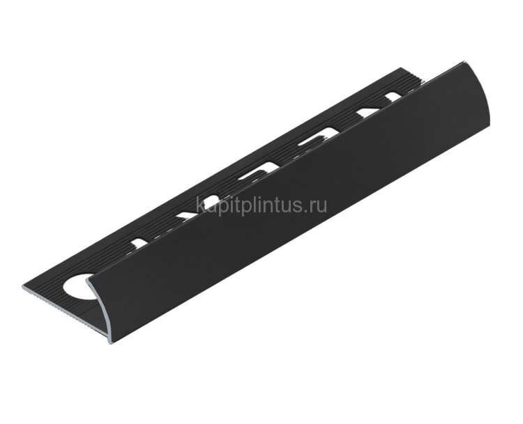 Заказать С-профиль для плитки внешний 12 мм NEEXY PV18-12 MBL черный матовый 2.7 м 
