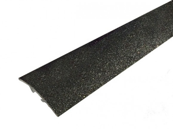 Заказать Порог алюминиевый В1 КР Люкс черный металлик (порошковая эмаль) 2,7 м 