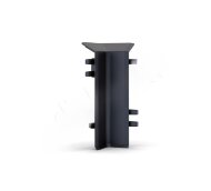 Уголок внутренний для напольного плинтуса 70 мм Мега-Трейд ДЛ-70ув черный Уголок внутренний для напольного плинтуса 70 мм Мега-Трейд ДЛ-70ув черный