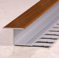 Алюминиевый профиль Т-образный 16 мм Т-16 КД Вишня 2,7 м