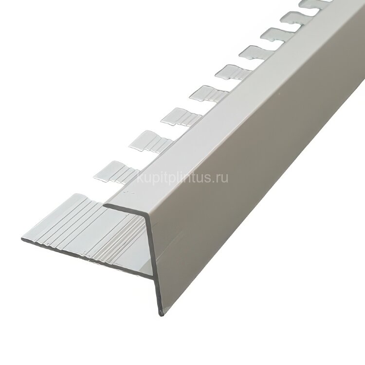 Заказать Профиль F-образный гибкий из алюминия ПФ-12 серебро матовое 2,7 м Заказать Профиль F-образный гибкий из алюминия ПФ-12 серебро матовое 2,7 м